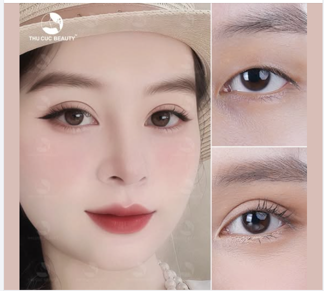 Mắt hai mí sắc nét cân đối