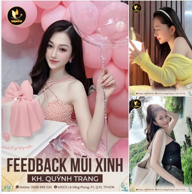 siêu nét của cô nàng Quỳnh Trang sau gần 1 năm độ dáng mũi tại Bác sĩ Hoạt đây!!!