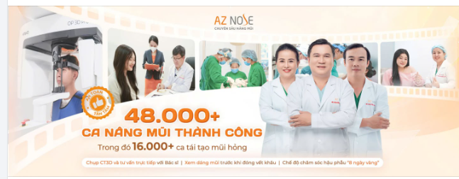 SỞ HỮU DÁNG MŨI ĐẸP AN TOÀN VỚI 3 ĐIỂM KHÁC BIỆT TẠI AZ NOSE