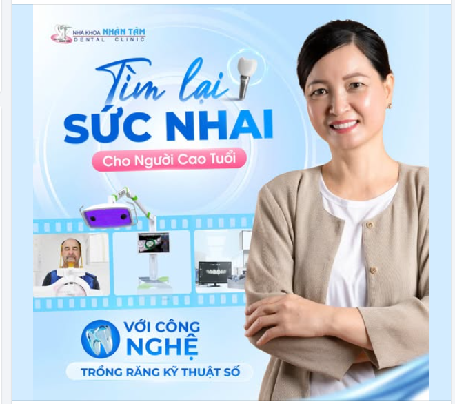 Tìm lại sức nhai cho người cao tuổi với công nghệ trồng răng kỹ thuật số