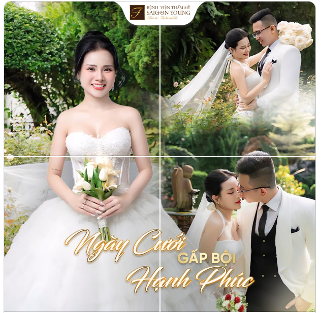 Rạng ngời ngày chung đôi  Gấp bội niềm hạnh phúc