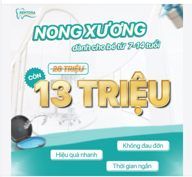 GÓI NONG HÀM CHO TRẺ 7 - 14 TUỔI CHỈ CÒN 13 TRIỆU