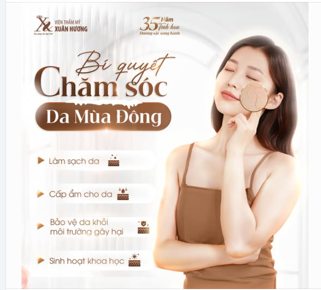 Mùa đông đến, nhiệt độ giảm sâu, làn da của chúng ta cũng cần được chú ý chăm sóc đặc biệt để luôn khỏe mạnh và rạng rỡ