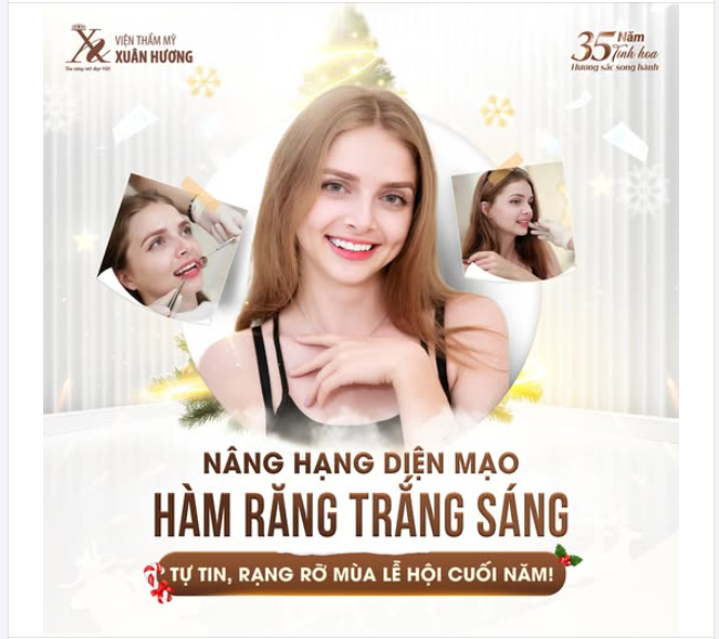 Tự tin cùng hàm răng trắng sáng  Rạng rỡ đón mùa lễ hội cuối năm!