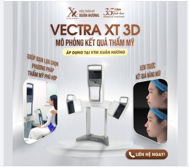 VECTRA XT 3D: CÔNG NGHỆ MÔ PHỎNG DÁNG MŨI TÂN TIẾN