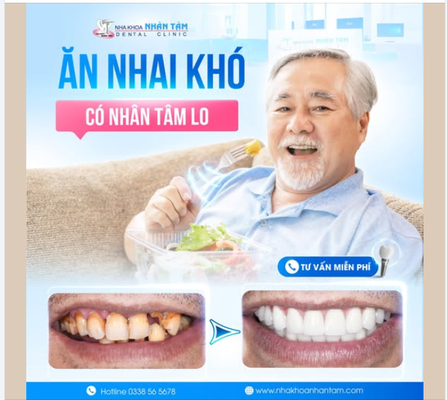 Ăn nhai khó – Có Nhân Tâm lo!