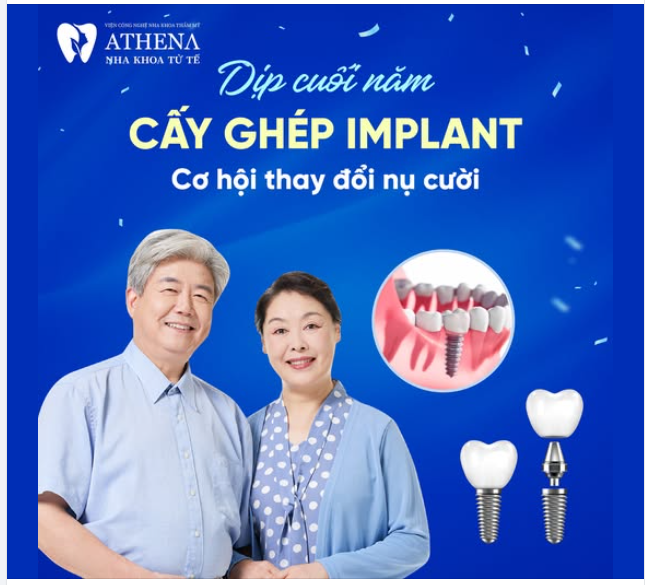 Tết Dương Lịch đang đến gần – đây chính là thời điểm hoàn hảo để chăm sóc sức khỏe răng miệng và hoàn thiện nụ cười với phương pháp cấy ghép răng Implant.