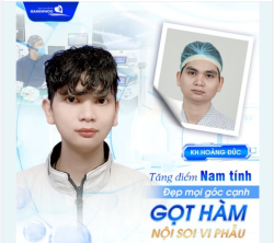 GỌT HÀM NỘI SOI VI PHẪU TĂNG ĐIỂM NAM TÍNH ĐẸP MỌI GÓC CẠNH