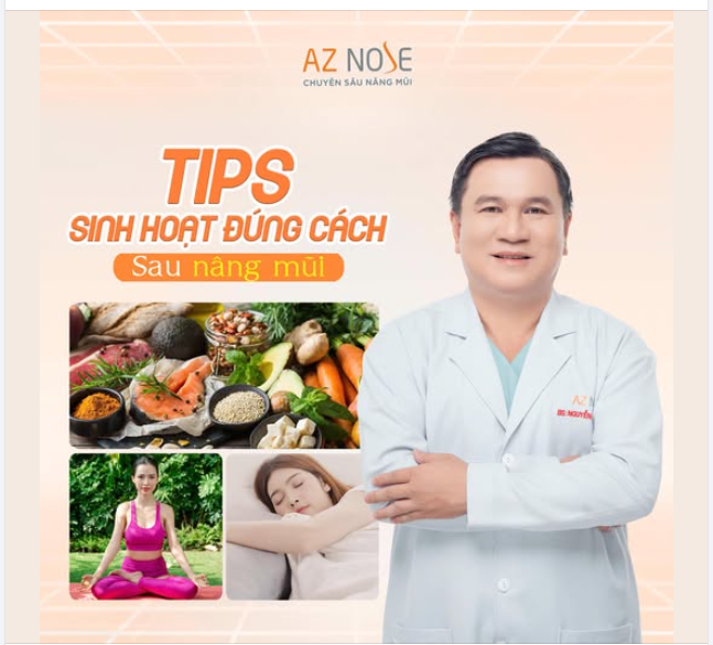 3 TIPS SINH HOẠT ĐÚNG CÁCH SAU NÂNG MŨI