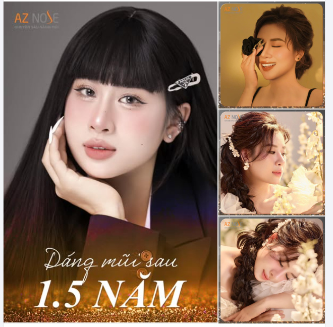 Makeup Artist ở Đồng Nai tự tin khoe dáng mũi 1.5 năm tuổi