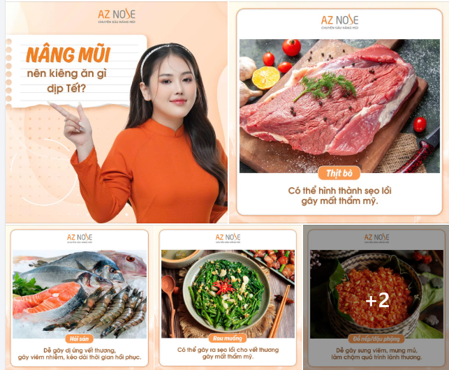 NÂNG MŨI "CẬN TẾT" CẦN KIÊNG ĂN GÌ