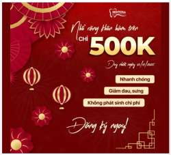 ĐĂNG KÝ NHỔ RĂNG KHÔN HÀM TRÊN CHỈ 500KK/RĂNG