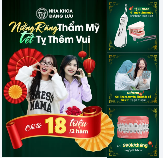NỤ CƯỜI XINH, RINH TỰ TIN, TẾT THÊM LINH ĐÌNH!