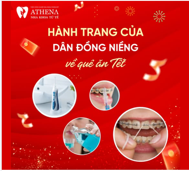 Tết Nguyên Đán đang đến rất gần! Checklist dưới đây là hành trang cần thiết giúp "đồng niềng" thoải mái ăn Tết mà không quên nhiệm vụ bảo vệ nụ cười nhé!