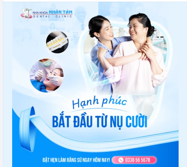 Hạnh phúc bắt đầu từ nụ cười  Đặt hẹn làm răng sứ ngay hôm nay!