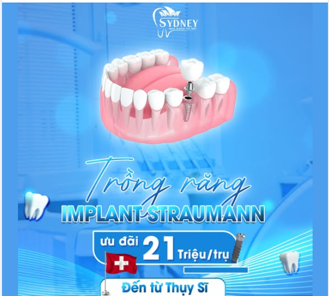 TRỤ IMPLANT STRAUMANN - NEODENT CAO CẤP ĐẾN TỪ THỤY SĨ
