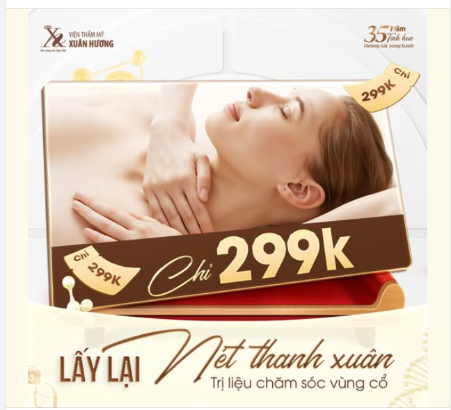 ĐÁNH THỨC THANH XUÂN VỚI TRỊ LIỆU TRẺ HÓA VÙNG CỔ
