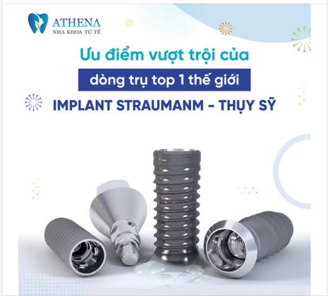 Implant Straumann – thương hiệu trụ implant hàng đầu thế giới từ Thụy Sỹ, đã khẳng định chất lượng vượt trội và là lựa chọn ưu tiên cho hàng triệu khách hàng trên toàn cầu.