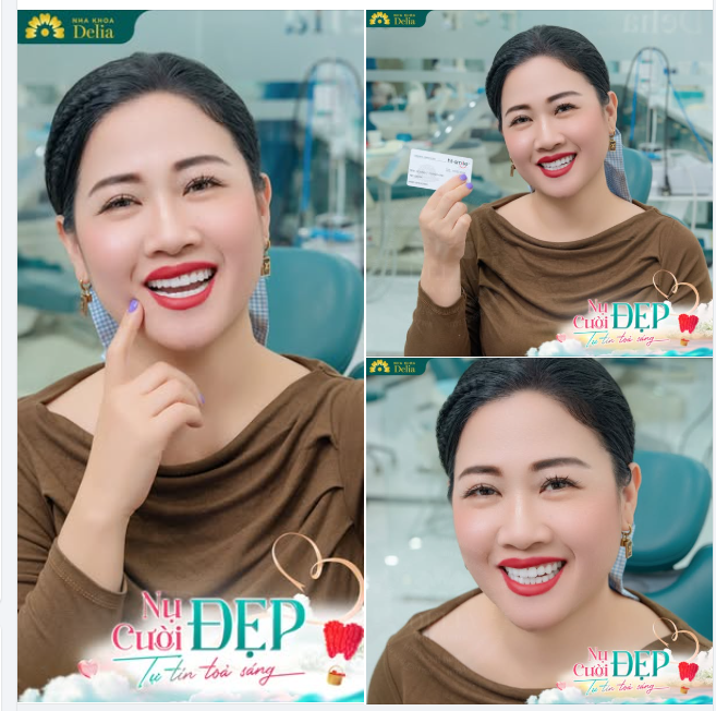 " Chị từ Quảng Ninh về đây, nhất định phải làm cho chị bộ răng sứ đẹp tự nhiên nha em!"