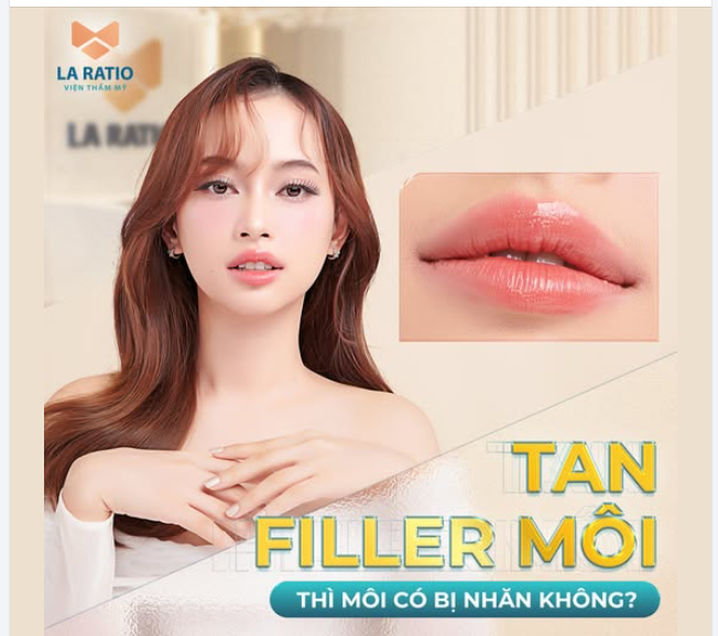 TAN FILLER MÔI THÌ MÔI CÓ BỊ NHĂN KHÔNG??