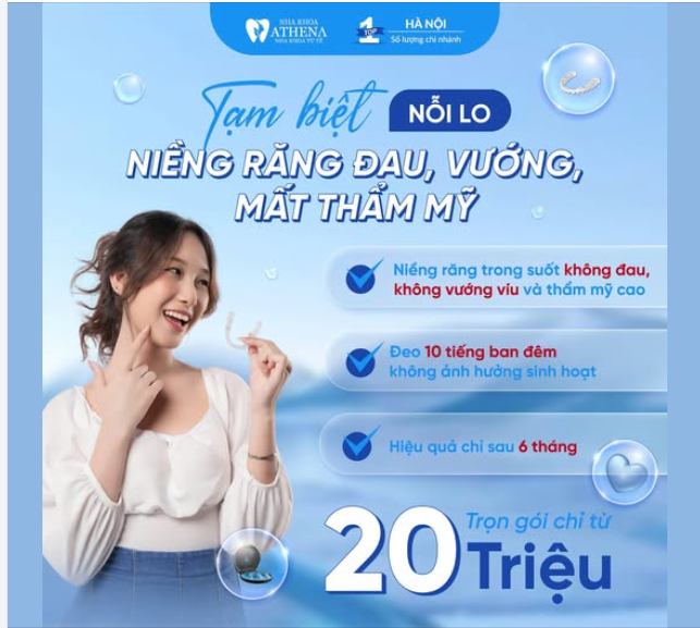 NIỀNG RĂNG KHÔNG AI BIẾT - NHƯNG AI CŨNG THẤY BẠN ĐẸP HƠN MỖI NGÀY