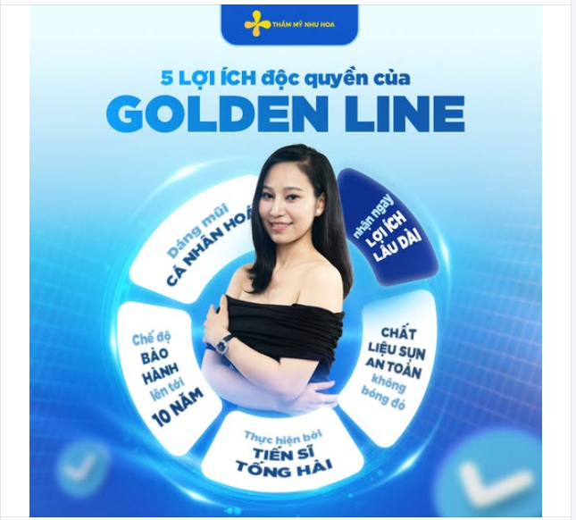 Nâng mũi Golden Line – nhận ngay lợi ích lâu dài
