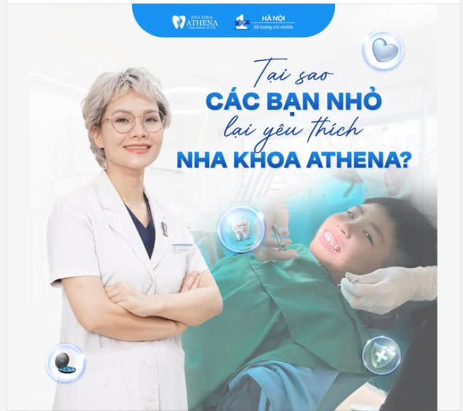 TẠI SAO CÁC BẠN NHỎ LẠI YÊU THÍCH NHA KHOA ATHENA?