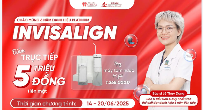 MỪNG 6 NĂM PLATINUM INVISALIGN – ƯU ĐÃI KHỦNG TRONG 7 NGÀY DUY NHẤT