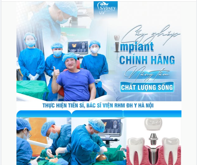 CẤY GHÉP IMPLANT CHÍNH HÃNG - NÂNG TẦM CHẤT LƯỢNG SỐNG