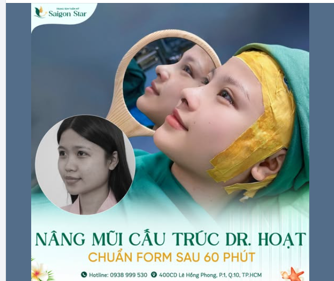 NÂNG MŨI CẤU TRÚC - GIẢI PHÁP TÁI TẠO DÁNG MŨI ĐẸP HOÀN HẢO SAU 60 PHÚT