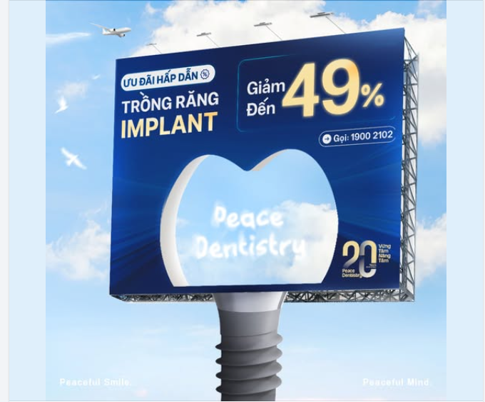 ƯU ĐÃI 49% KHI TRỒNG RĂNG IMPLANT