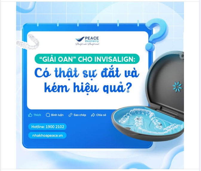 Sự thật là Invisalign sẽ đạt hiệu quả tối đa, tương đương mắc cài nếu bạn chọn đúng bác sĩ điều trị với quy trình được thiết kế chuẩn xác - thẩm mỹ và thuận tiện cho người bận rộn, cần sự linh hoạt.