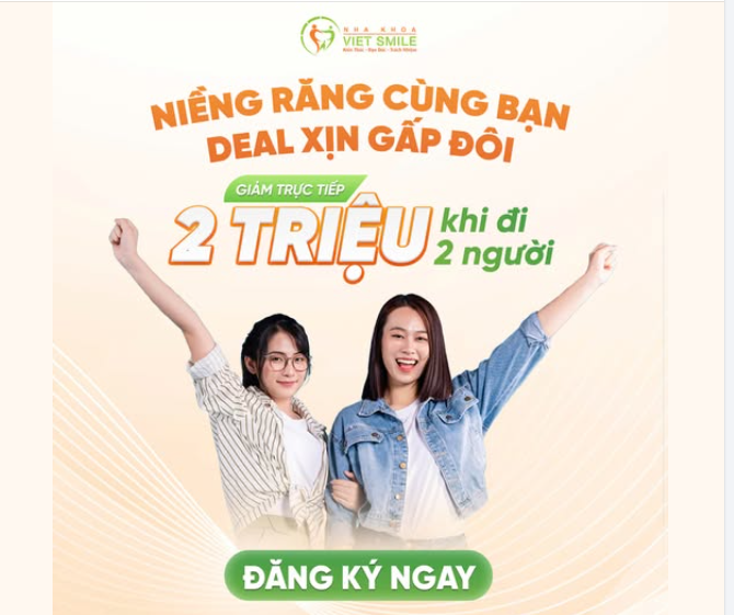 NIỀNG RĂNG ĐI ĐÔI – ƯU ĐÃI GẤP BỘI