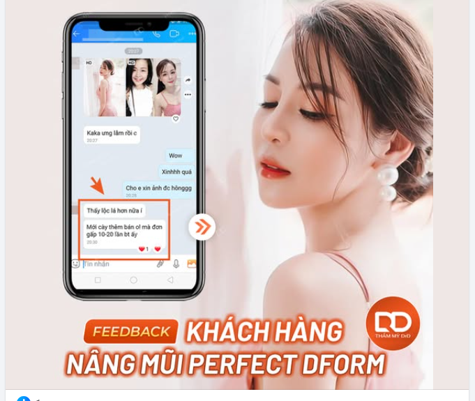 NÂNG MŨI PERFECT DFROM ĐẸP XUẤT SẮC TẠI DRD