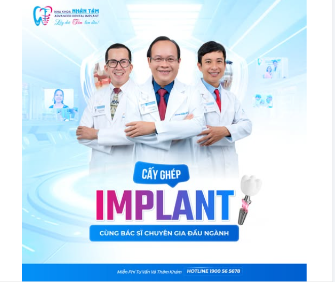 CẤY GHÉP IMPLANT CÙNG BÁC SĨ CHUYÊN GIA ĐẦU NGÀNH