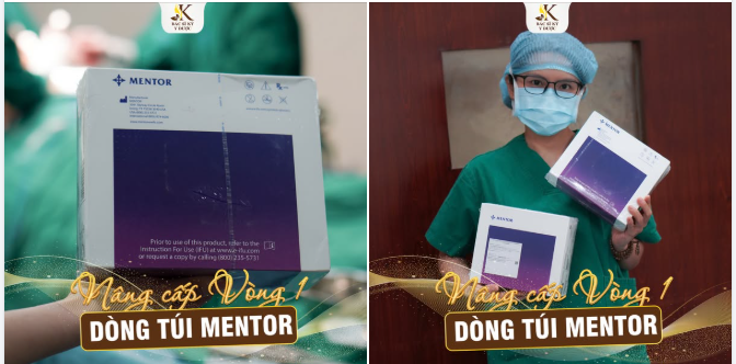 Túi độn Mentor – Giải pháp nâng vòng 1 an toàn, tự nhiên