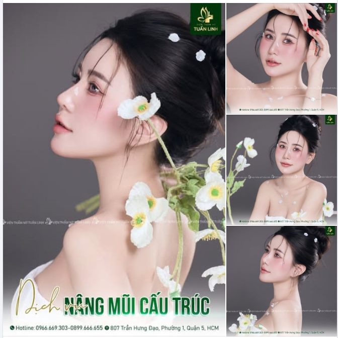 NÂNG MŨI CẤU TRÚC – TÔN NÉT ĐẸP TRONG TRẺO, THANH TÚ!