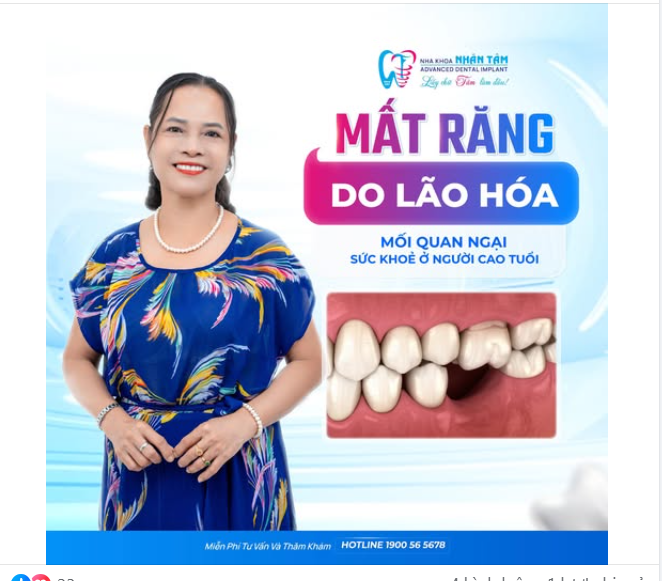 MẤT RĂNG DO LÃO HÓA – MỐI QUAN NGẠI SỨC KHỎE Ở NGƯỜI CAO TUỔI
