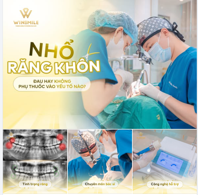 NHỔ RĂNG KHÔN ĐAU HAY KHÔNG PHỤ THUỘC VÀO 3 YẾU TỐ NÀY!