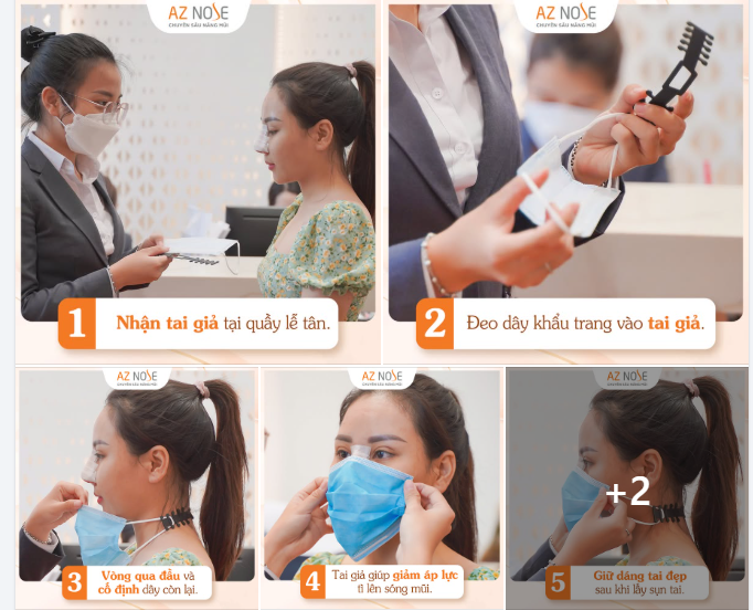Bạn đã biết cách đeo khẩu trang sau phẫu thuật nâng mũi