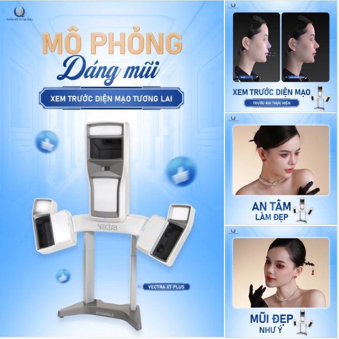SỞ HỮU DÁNG MŨI HOÀN HẢO CHỈ SAU 5 PHÚT VỚI VECTRA XT PLUS