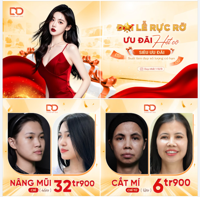 ĐẠI LỄ RỰC RỠ – ƯU ĐÃI HẾT CỠ  Đẹp lên không cần đợi – vì siêu ưu đãi mùa lễ vẫn còn!