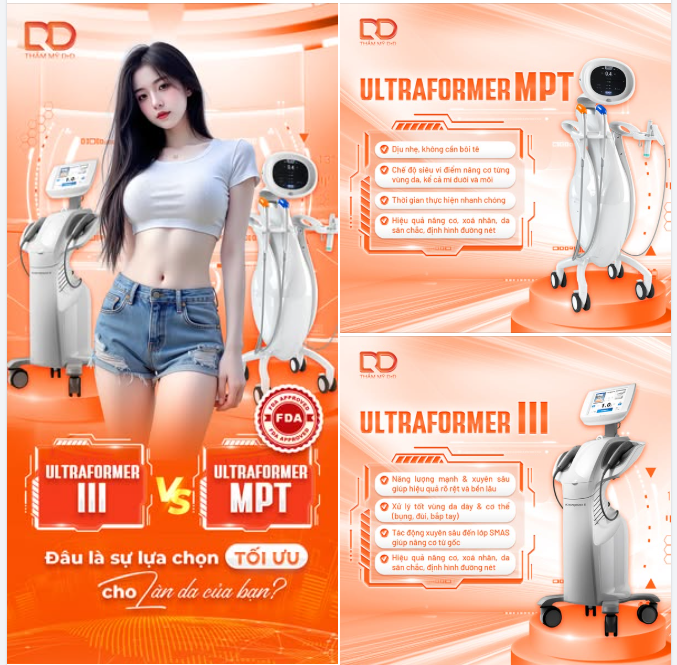 Ultraformer III Ultraformer MPT – đâu là sự lựa chọn tối ưu cho làn da của bạn?