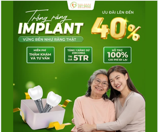 TRỒNG RĂNG IMPLANT – ĂN NHAI TRỌN ĐỜI
