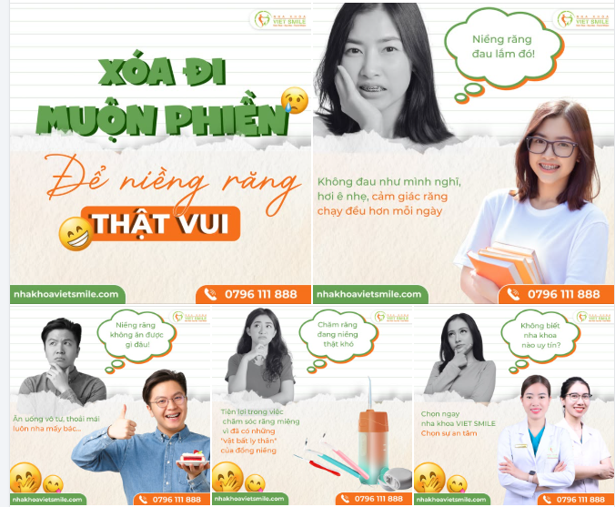 XÓA ĐI MUỘN PHIỀN ĐỂ NIỀNG RĂNG THẬT VUI!