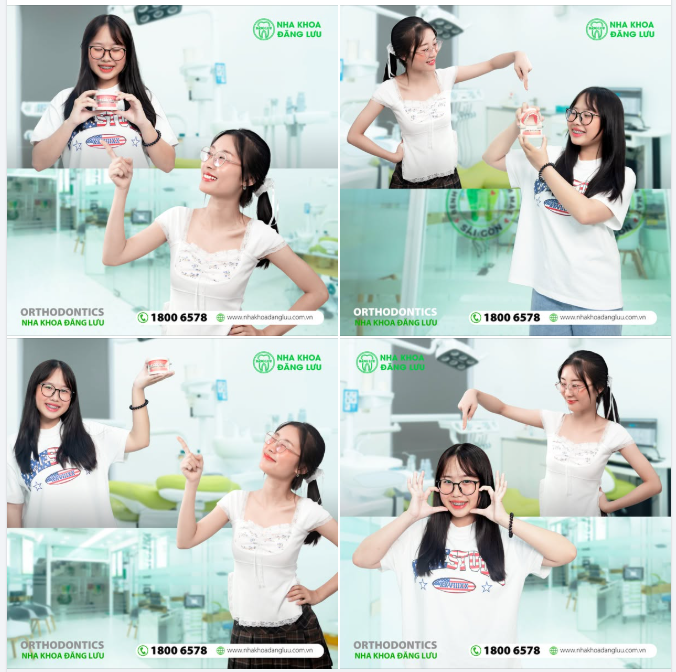 Chị Em mình cứ niềng răng và cười xinh thế thui hẹ hẹ hẹ