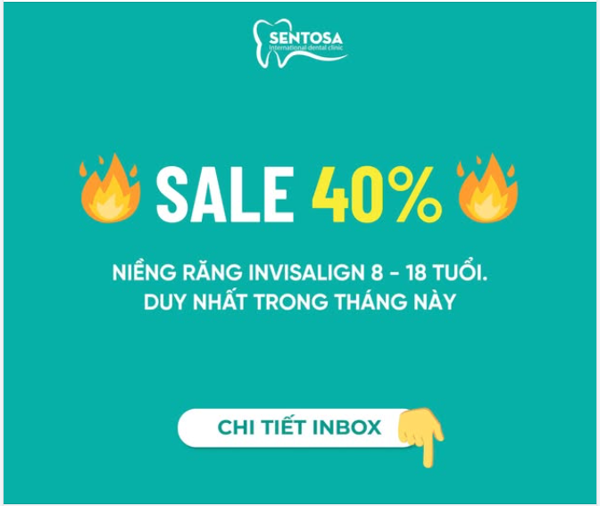 TIẾT KIỆM ĐẾN 40% CHI PHÍ NIỀNG RĂNG INVISALIGN CHO CON