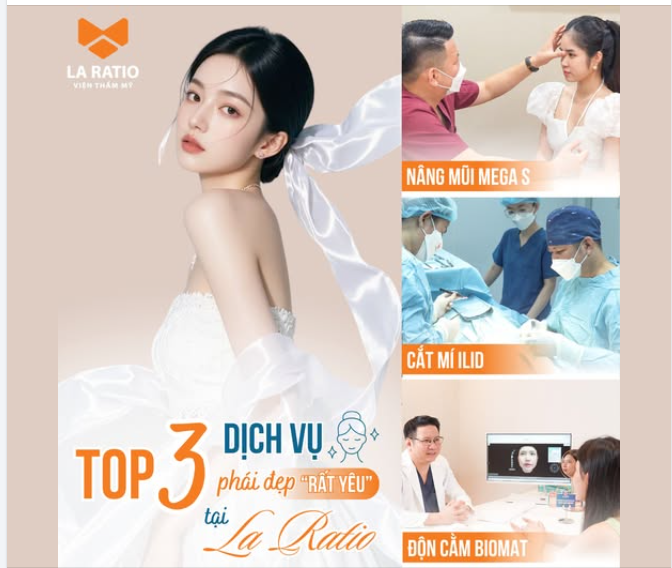 TOP 3 DỊCH VỤ PHÁI ĐẸP “RẤT YÊU” TẠI LA RATIO