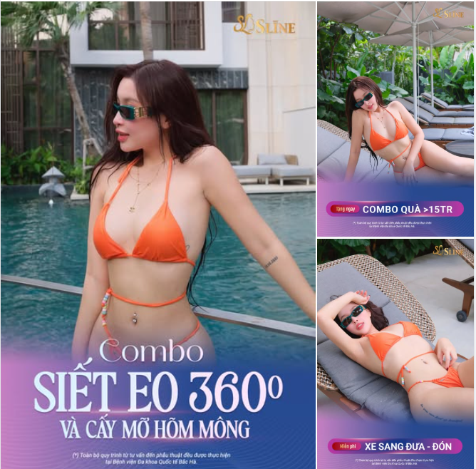 COMBO SIẾT EO 360° CẤY MỠ HÔNG MÔNG