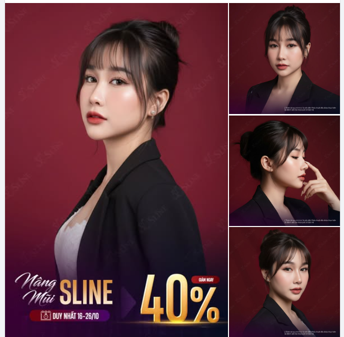 NÂNG MŨI SLINE TỎA SÁNG NHAN SẮC
